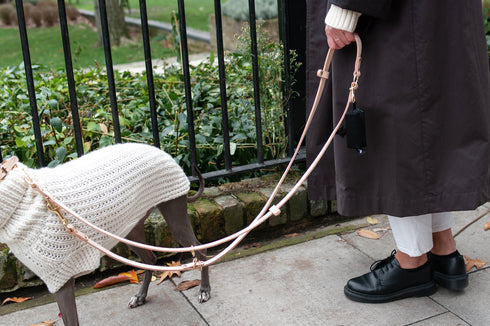 LONG LEATHER MULTI LEAD