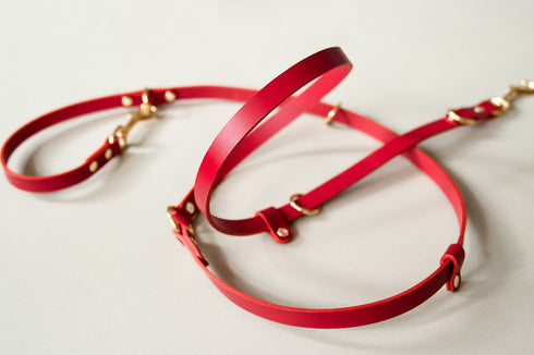 LONG LEATHER MULTI LEAD