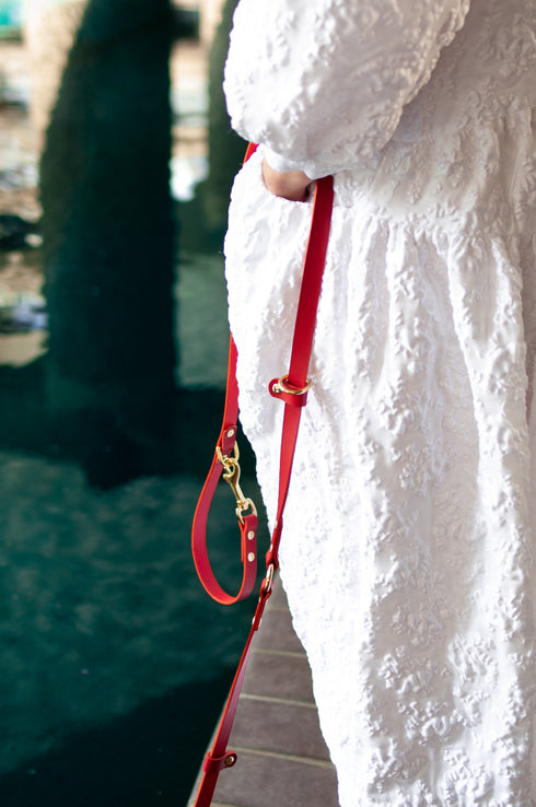 LONG LEATHER MULTI LEAD